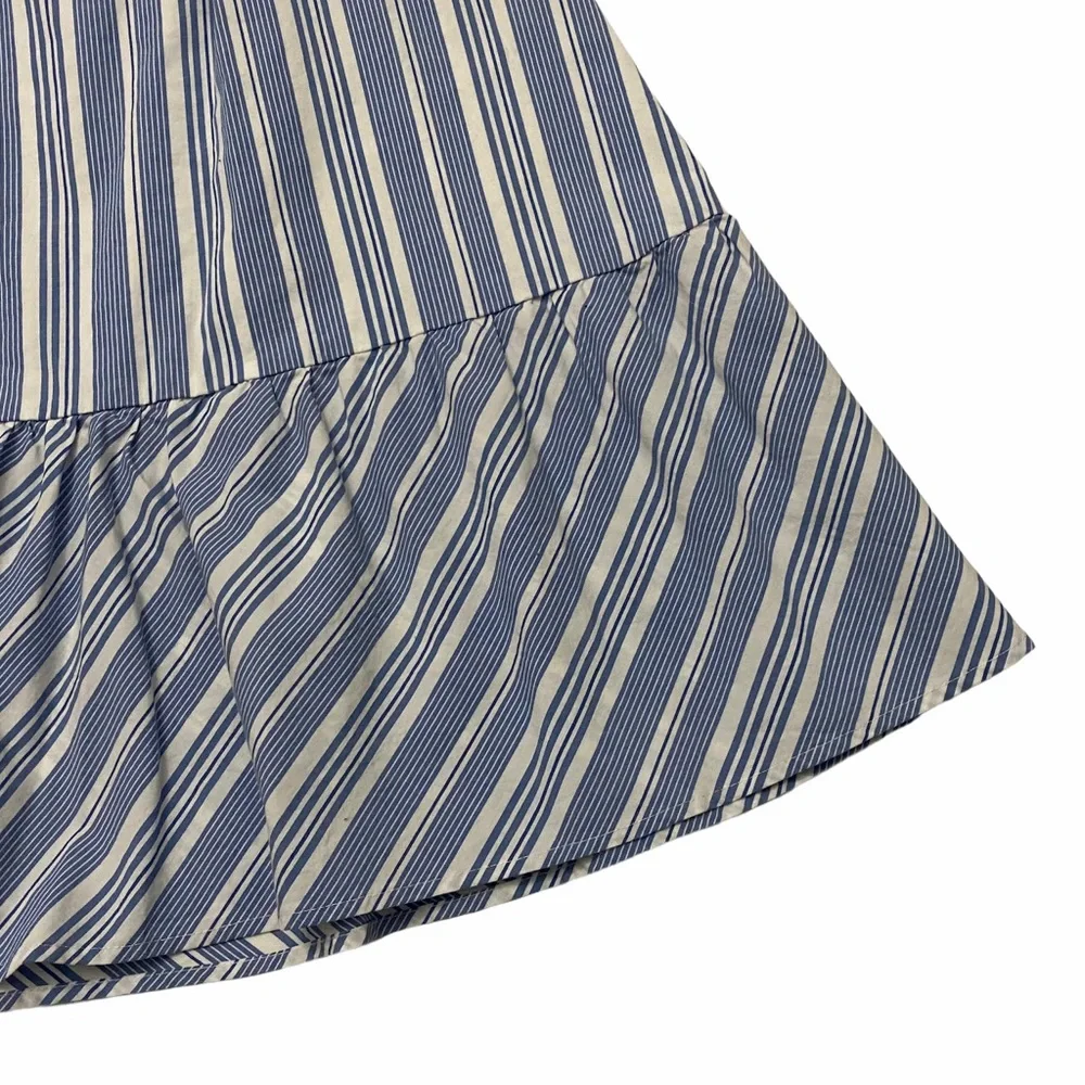J. Crew striped bow midi skirt